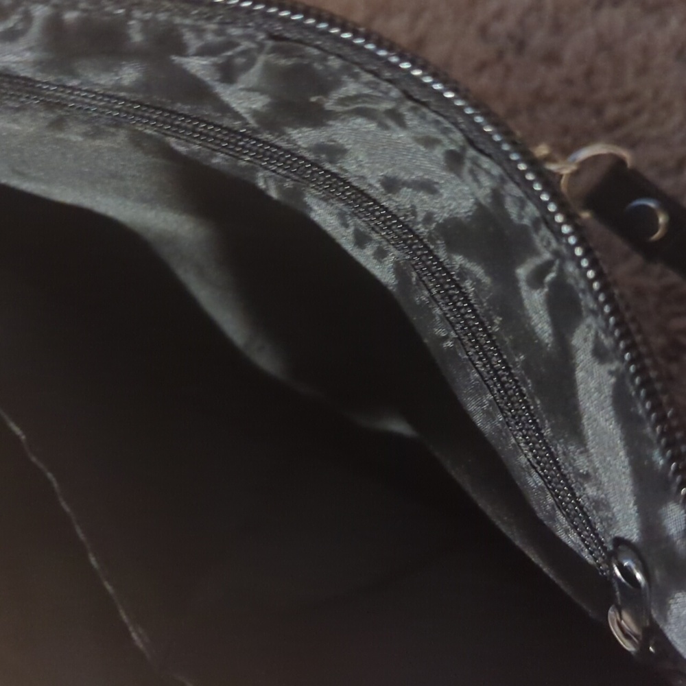 Fringe Black Faux Leather Crossbody Bag - Picture 11 of 16